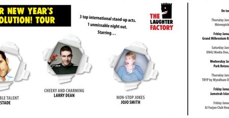 The Laughter Factory: Your New Year’s Dissolution! Tour - Coming Soon in UAE