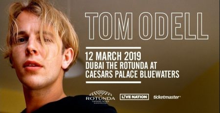Tom Odell concert at The Rotunda - Coming Soon in UAE