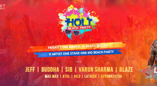 Holi Beach Party 2019 - comingsoon.ae