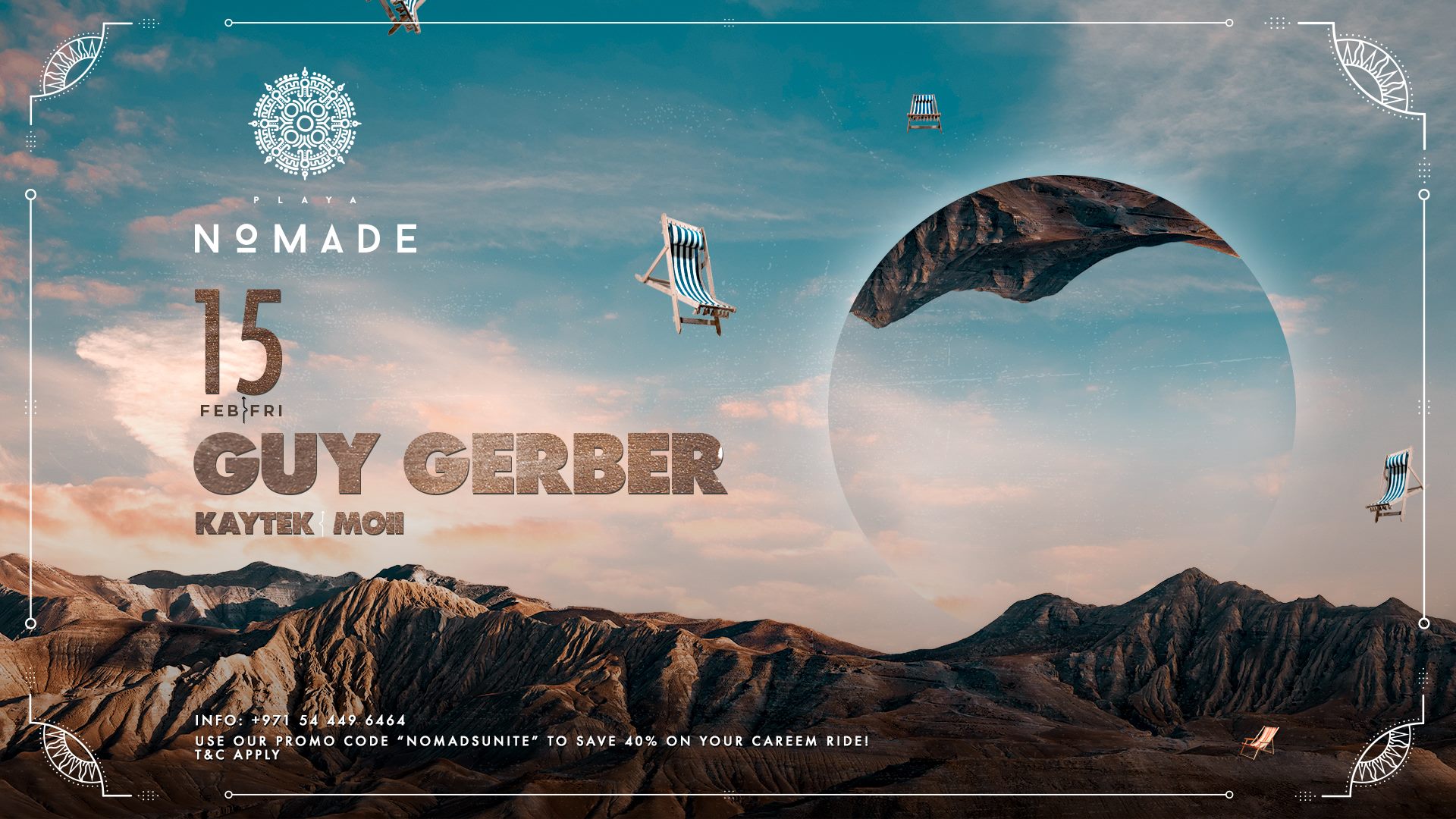 Guy Gerber at Playa Nomade - Coming Soon in UAE