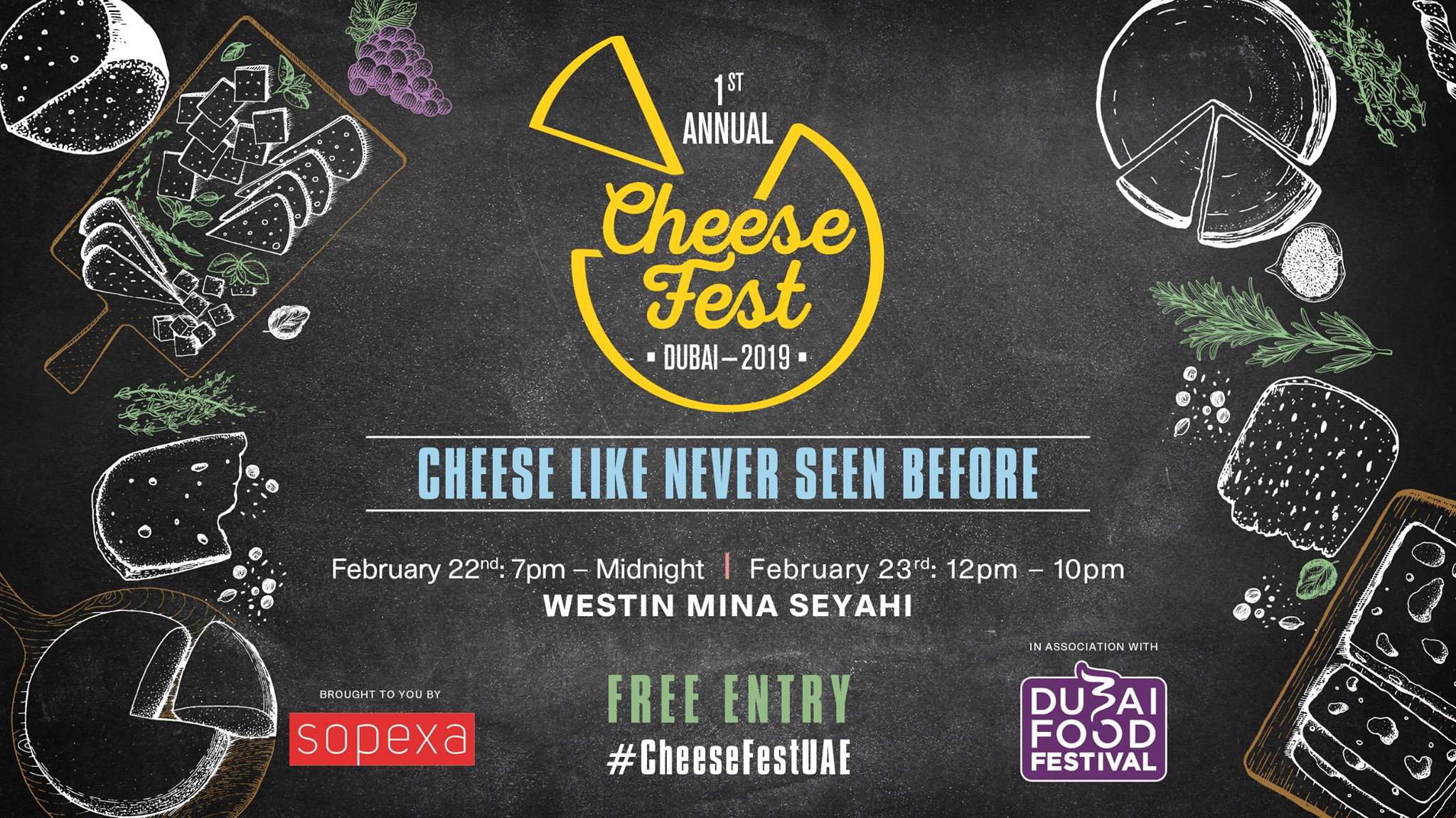 Dubai Cheese Fest 2019 - Coming Soon in UAE