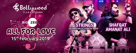 All For Love Concert at Bollywood Parks - Coming Soon in UAE