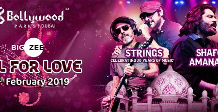 All For Love Concert at Bollywood Parks - Coming Soon in UAE