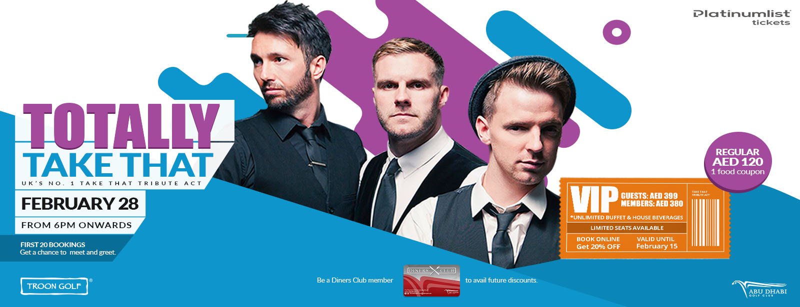 Totally Take That Tribute Concert - Coming Soon in UAE