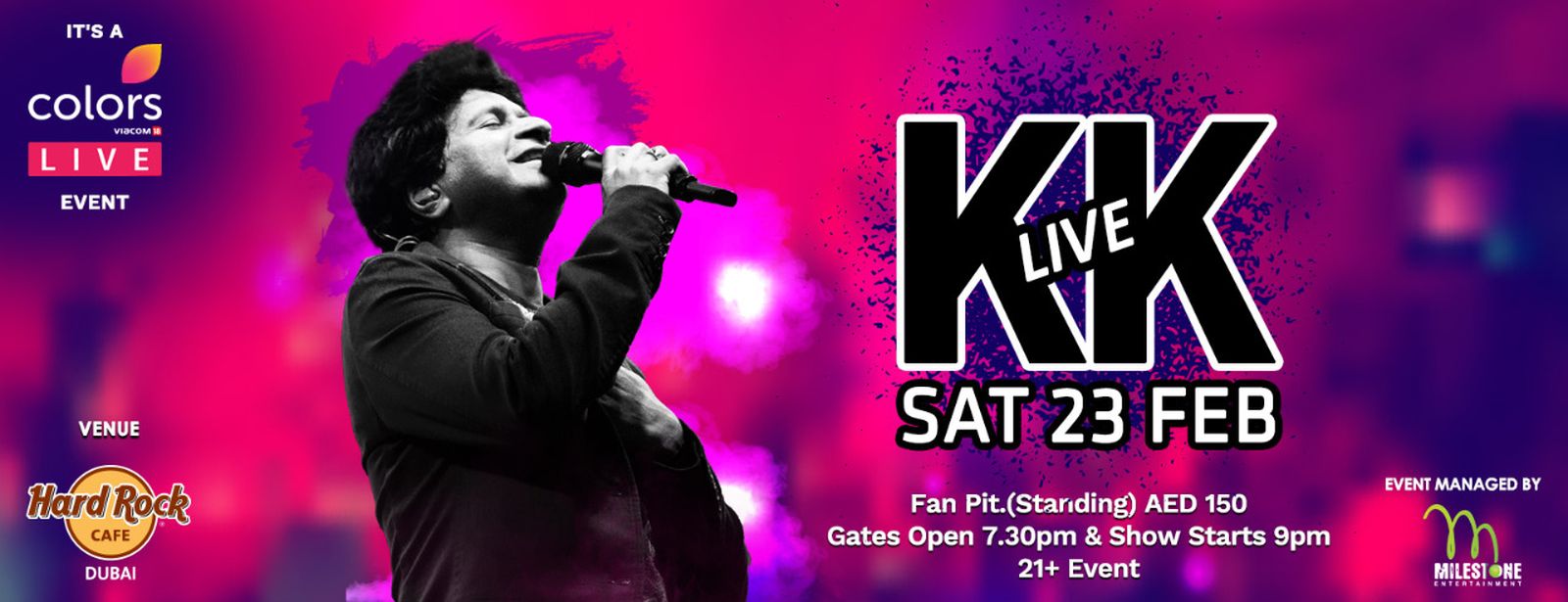 KK Live at the Hard Rock Cafe - Coming Soon in UAE