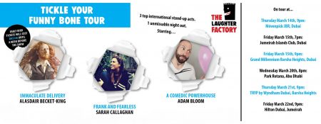 The Laughter Factory: Tickle your funny bone tour - Coming Soon in UAE