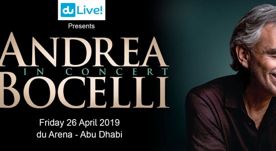 Andrea Bocelli concert at du Arena - comingsoon.ae