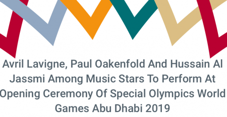Avril Lavigne at the Opening Ceremony of Special Olympics World Games - Coming Soon in UAE