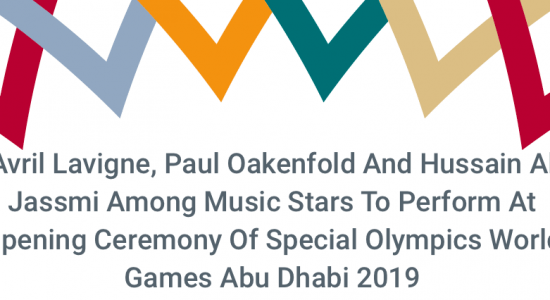Avril Lavigne at the Opening Ceremony of Special Olympics World Games - comingsoon.ae