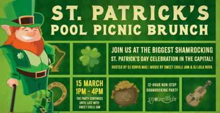PJ O’Reilly’s – St. Patrick’s Pool Picnic Brunch - Coming Soon in UAE