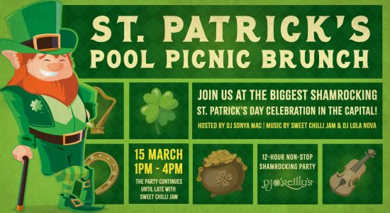 PJ O’Reilly’s – St. Patrick’s Pool Picnic Brunch - comingsoon.ae