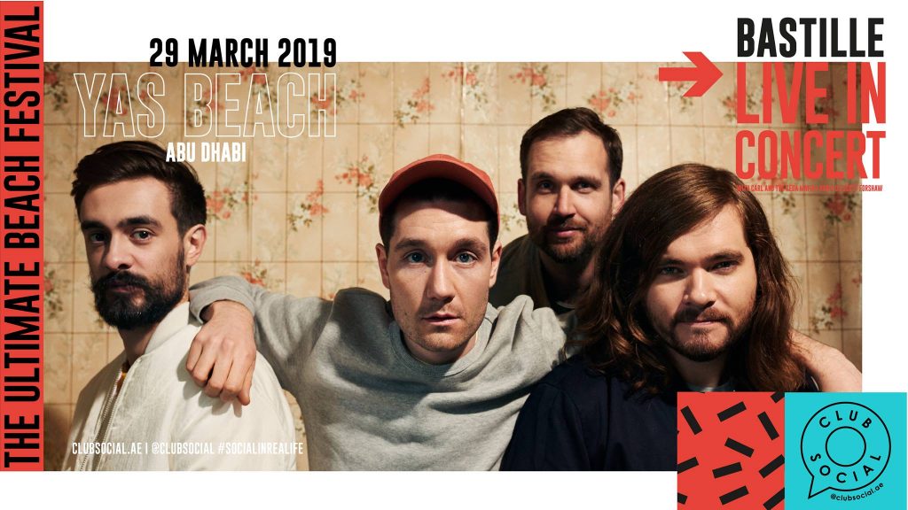 Bastille Live at Club Social Festival in Abu Dhabi 