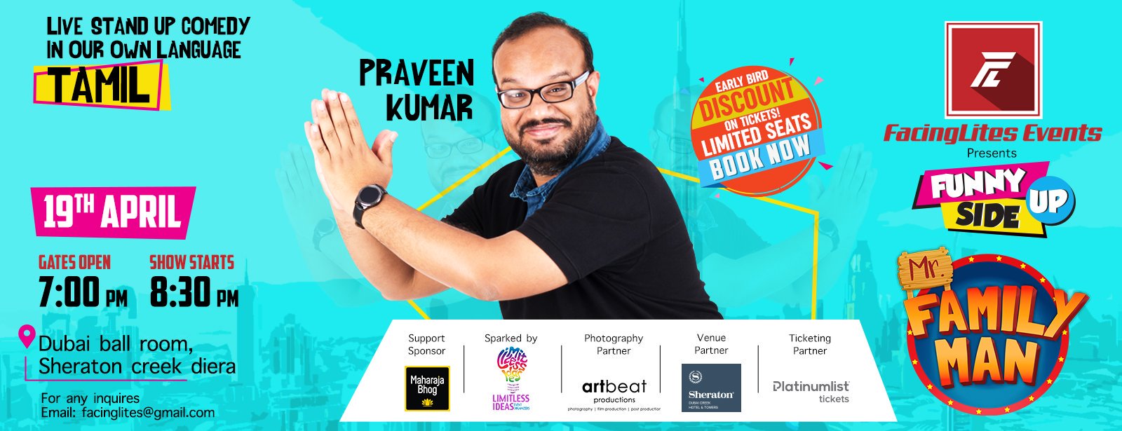 Tamil Stand-up Comedy with Praveen Kumar - Coming Soon in UAE