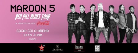 Maroon 5 Live at Coca-Cola Arena - Coming Soon in UAE