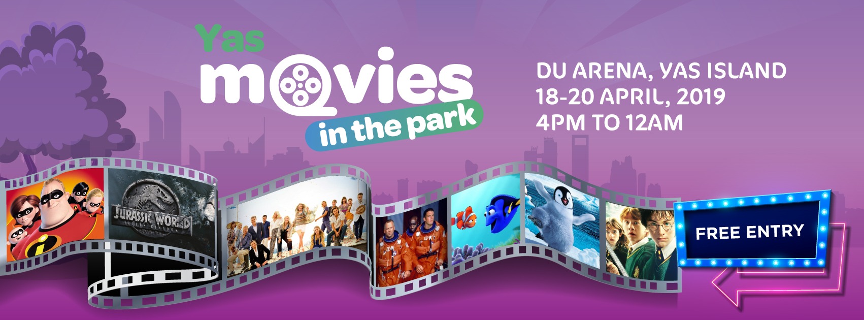 Yas Movies in the Park - Coming Soon in UAE