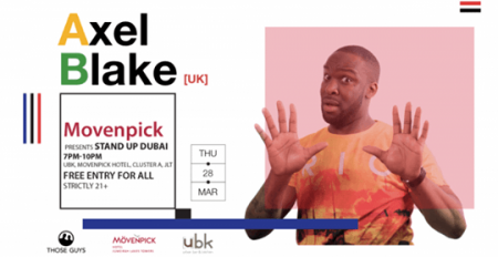 Stand Up Comedy Dubai with Axel Blake - Coming Soon in UAE