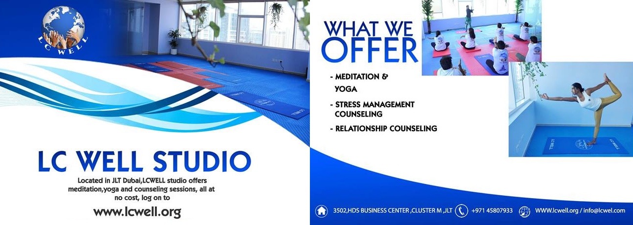 Free Meditation and Counselling Sessions at LC Well Jumeirah Lakes Towers - Coming Soon in UAE