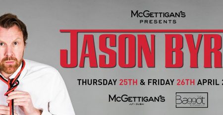 Jason Byrne at McGettigan’s - Coming Soon in UAE
