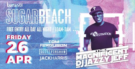 Barasti Sugar Beach Party ft. Jazzy Jeff - Coming Soon in UAE