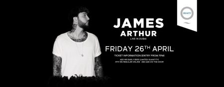 James Arthur at Zero Gravity - Coming Soon in UAE