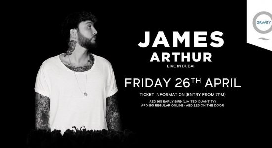 James Arthur at Zero Gravity - comingsoon.ae
