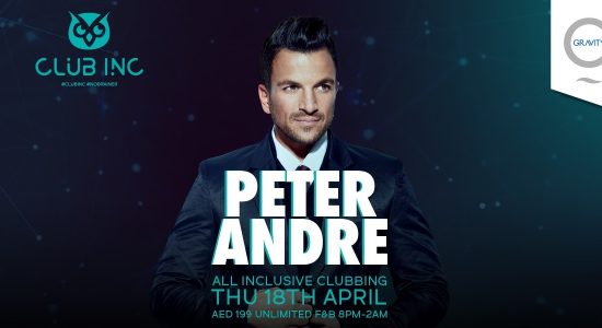 Peter Andre at Zero Gravity - comingsoon.ae