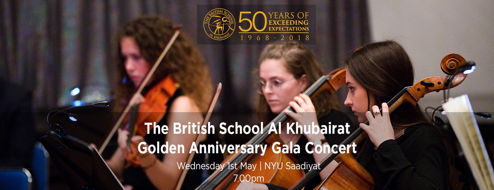 The British School Al Khubairat Golden Anniversary Gala Concert - Coming Soon in UAE