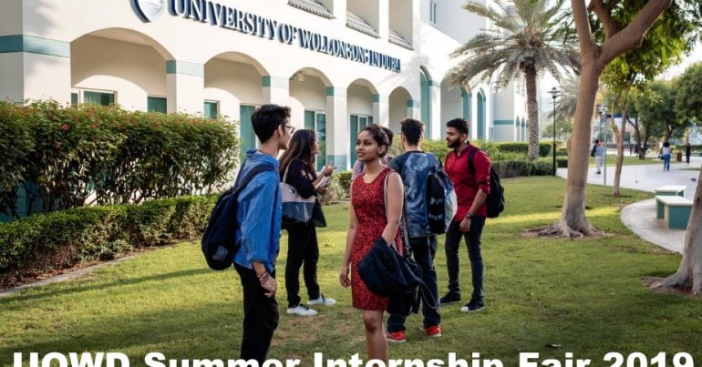 UOWD Summer Internship Fair 2019 - Coming Soon in UAE