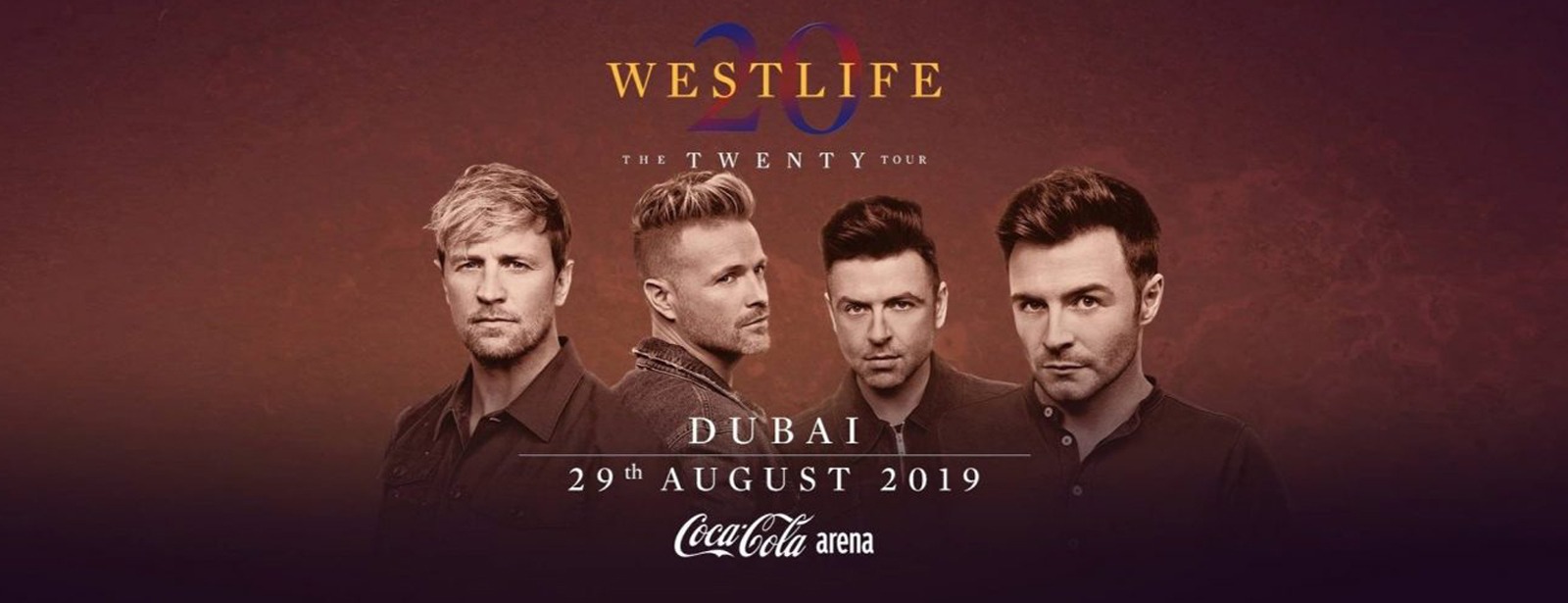 Westlife at Coca-Cola Arena - Coming Soon in UAE