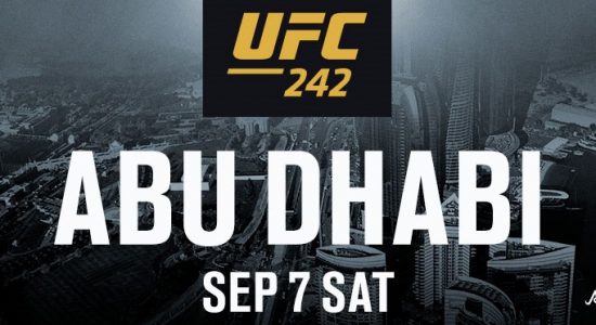 UFC 242 mixed martial arts event - comingsoon.ae