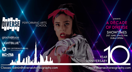 A Decade of Diverse: dance and musical theatre variety show - comingsoon.ae