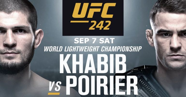 UFC 242 mixed martial arts event - Coming Soon in UAE