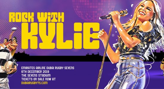 Kylie Minogue at Emirates Airline Dubai Rugby Sevens - comingsoon.ae
