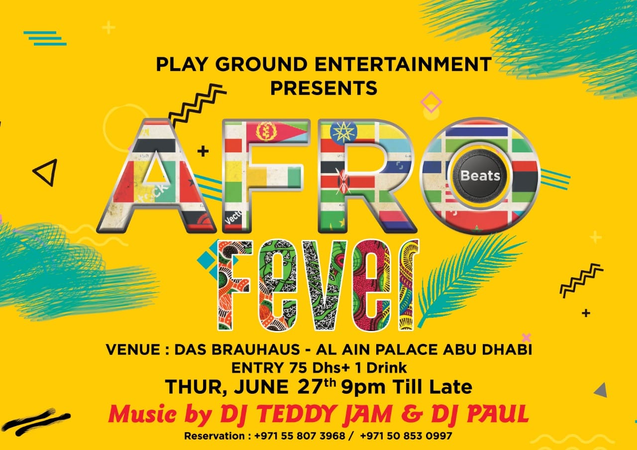 Afro Beats Fever at the Al Ain Palace Hotel - Coming Soon in UAE