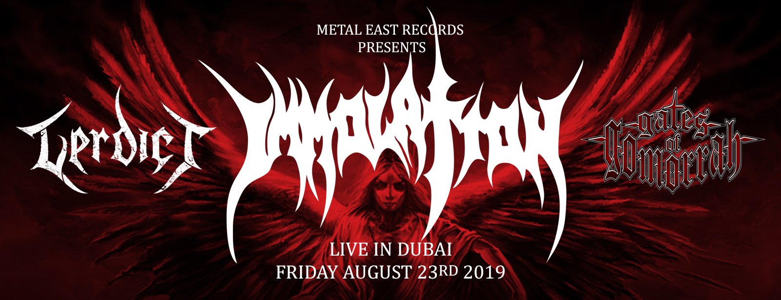 Immolation Live Concert - Coming Soon in UAE