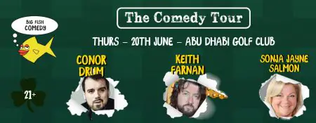 The Comedy Tour at the Abu Dhabi Golf Club - Coming Soon in UAE