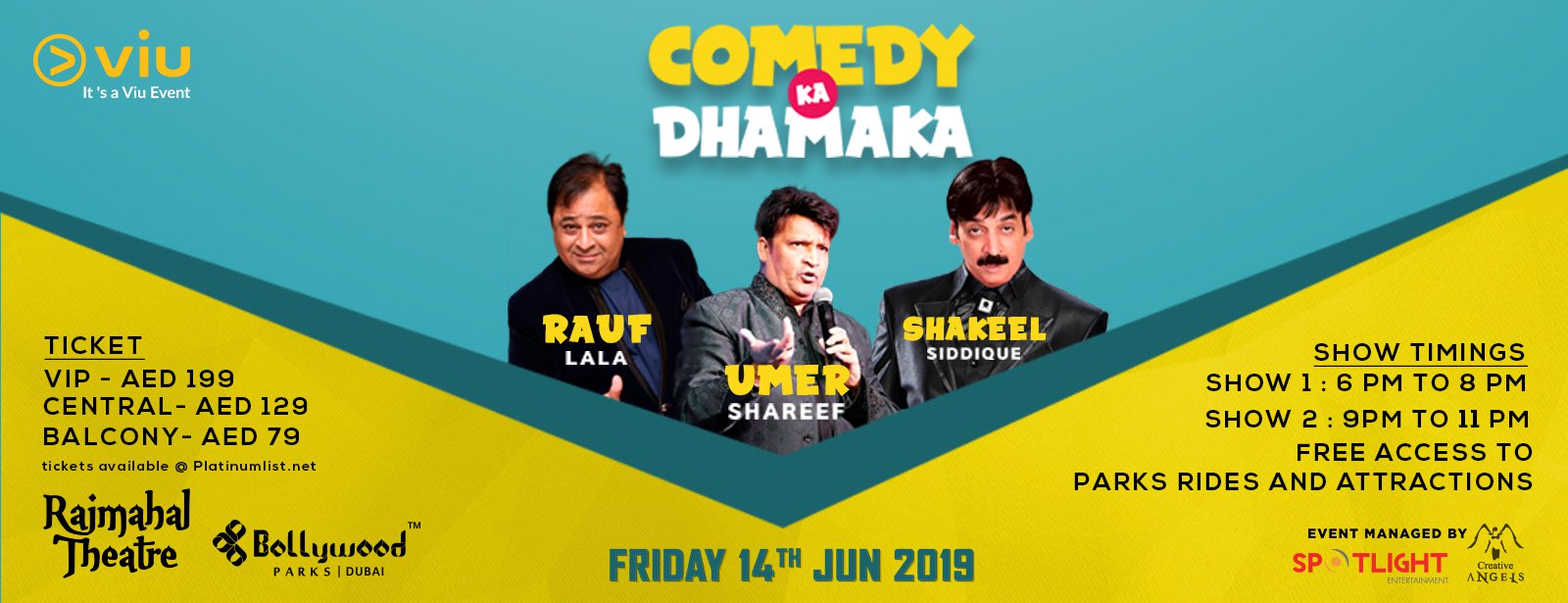 Comedy Ka Dhamaka with Umer Shareef, Shakeel Siddique, and Rauf Lala - Coming Soon in UAE