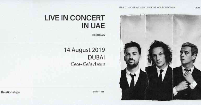 The 1975 at Coca-Cola Arena - Coming Soon in UAE