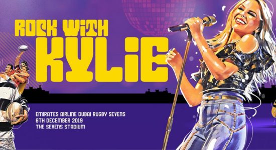 Kylie Minogue at Emirates Airline Dubai Rugby Sevens - comingsoon.ae