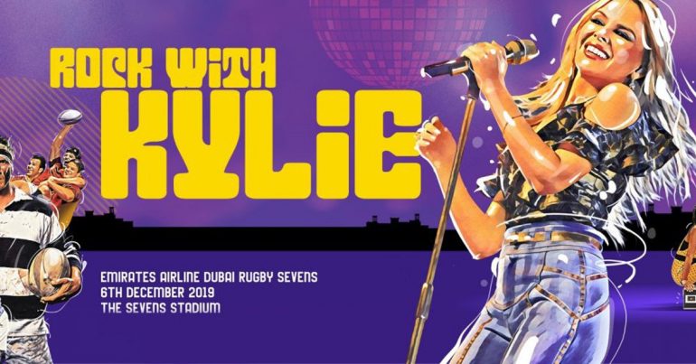 Kylie Minogue at Emirates Airline Dubai Rugby Sevens - Coming Soon in UAE