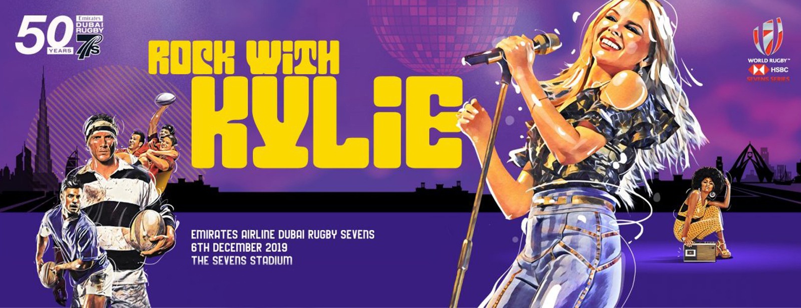 Kylie Minogue at Emirates Airline Dubai Rugby Sevens - Coming Soon in UAE