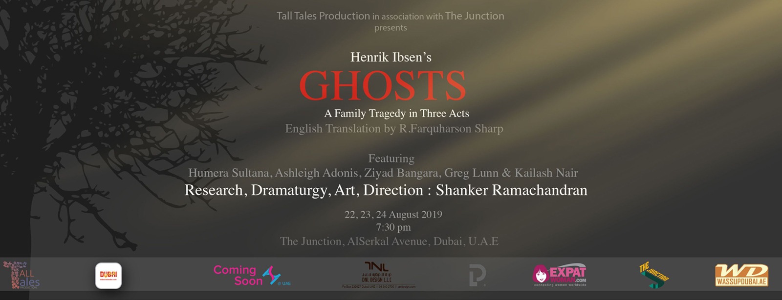 Ghosts by Henrik Ibsen at The Junction - Coming Soon in UAE