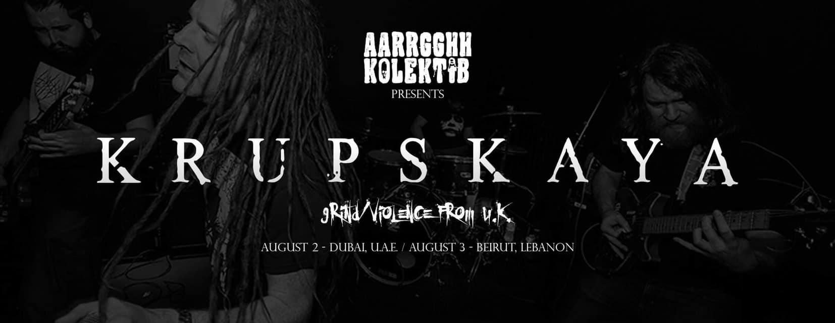 Krupskaya Live Concert - Coming Soon in UAE