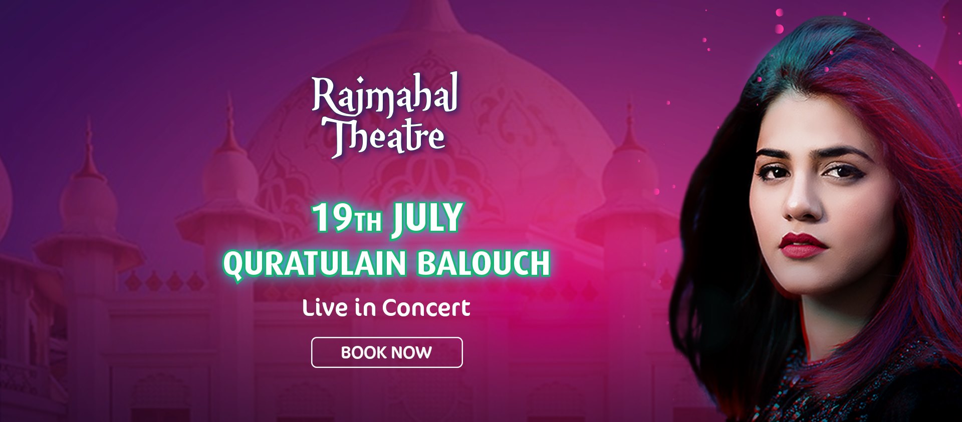 Quratulain Balouch Concert at Bollywood Parks - Coming Soon in UAE