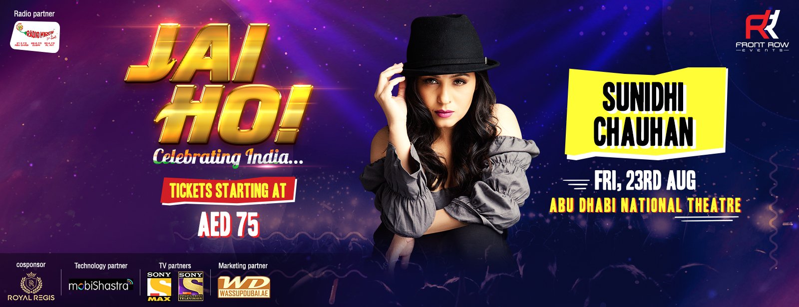 Jai Ho! with Sunidhi Chauhan - Coming Soon in UAE