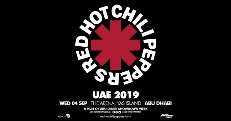 Red Hot Chili Peppers at The Arena - Coming Soon in UAE