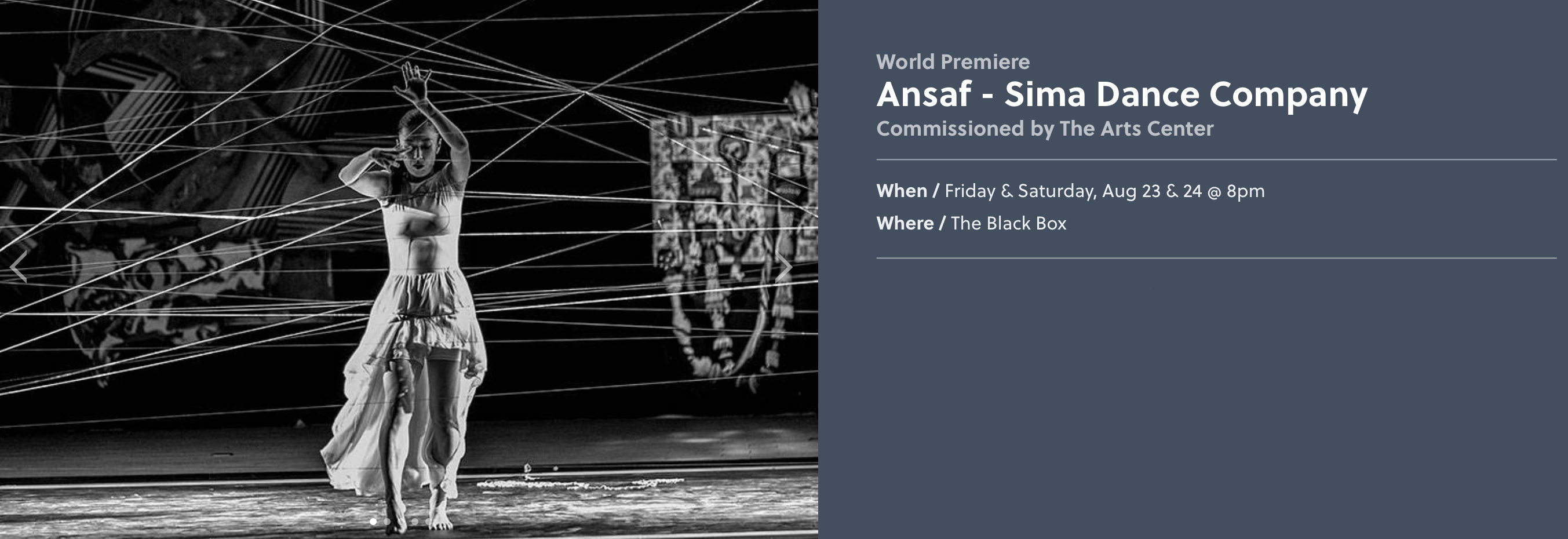 Sima Dance Company – Ansaf - Coming Soon in UAE