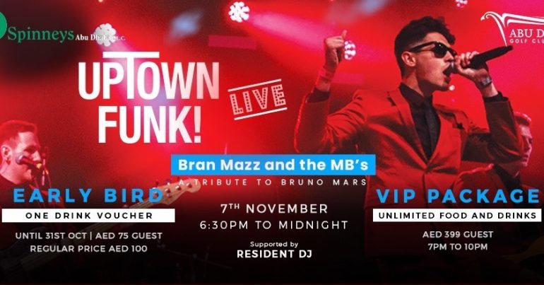 A Tribute to Bruno Mars by Bran Mazz and The Mb’s - Coming Soon in UAE