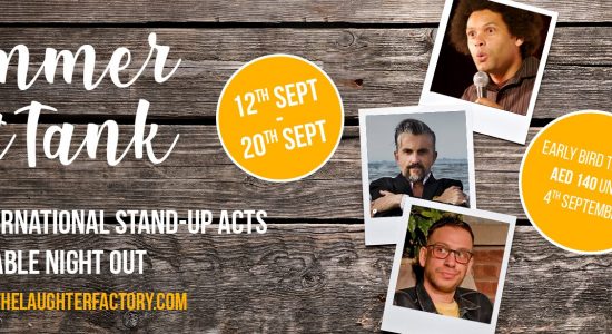 The Laughter Factory – Summer, WitTank September Tour - comingsoon.ae
