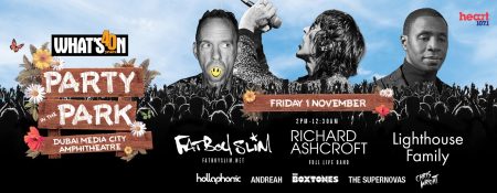 Party in the Park 2019: Fatboy Slim, The Kooks, Richard Ashcroft, Lighthouse Family - Coming Soon in UAE